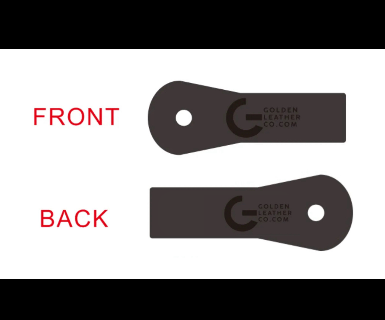 Silicone End Attachment for Leather Sunglass Straps, Croakies (2 pc set)