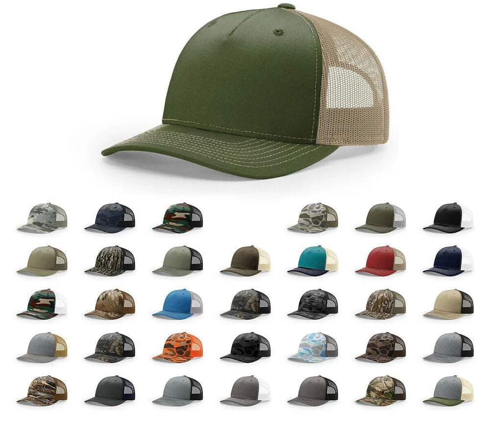 Custom leather patch hat