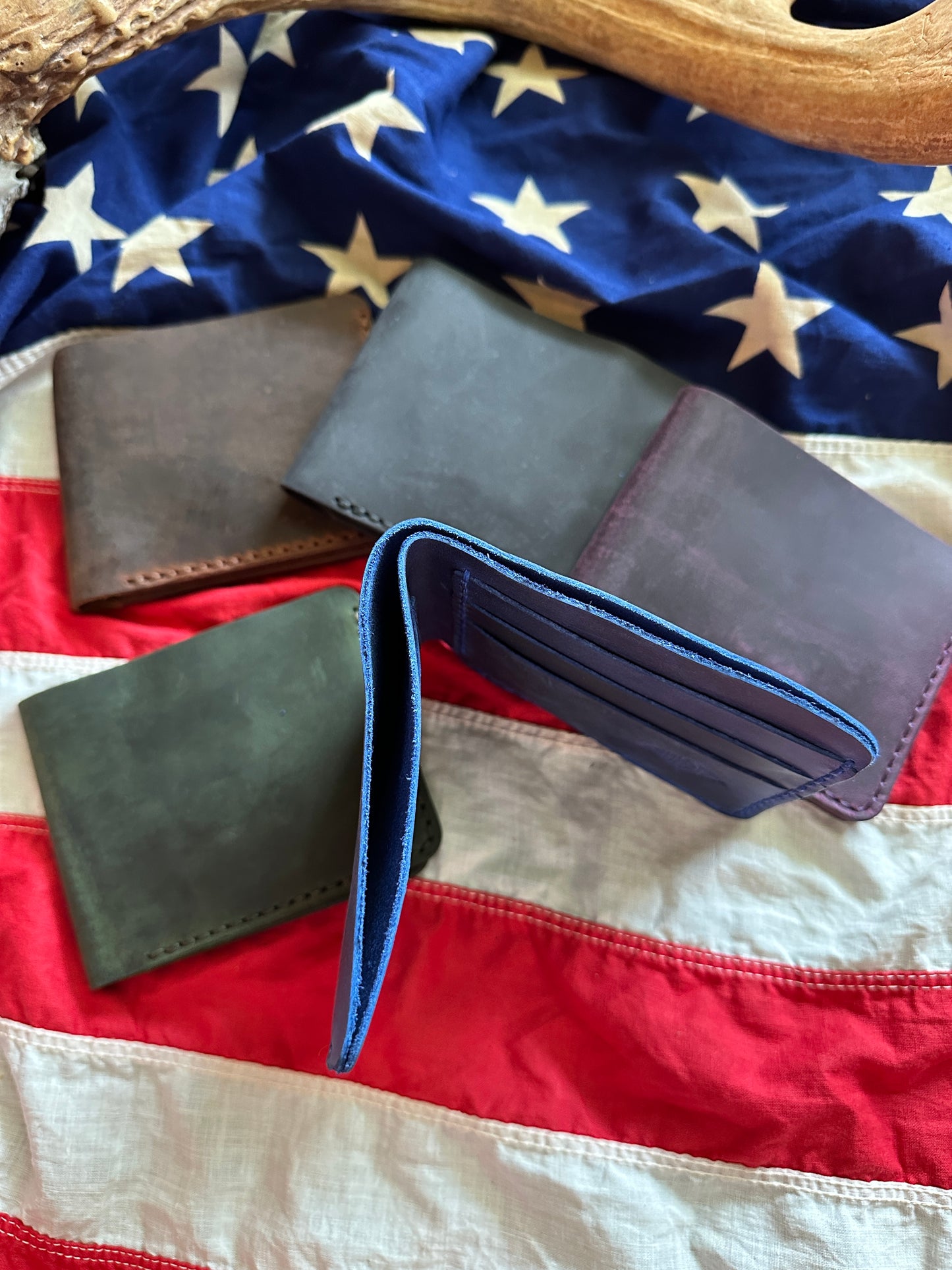 Large Hand Stitched Wallet