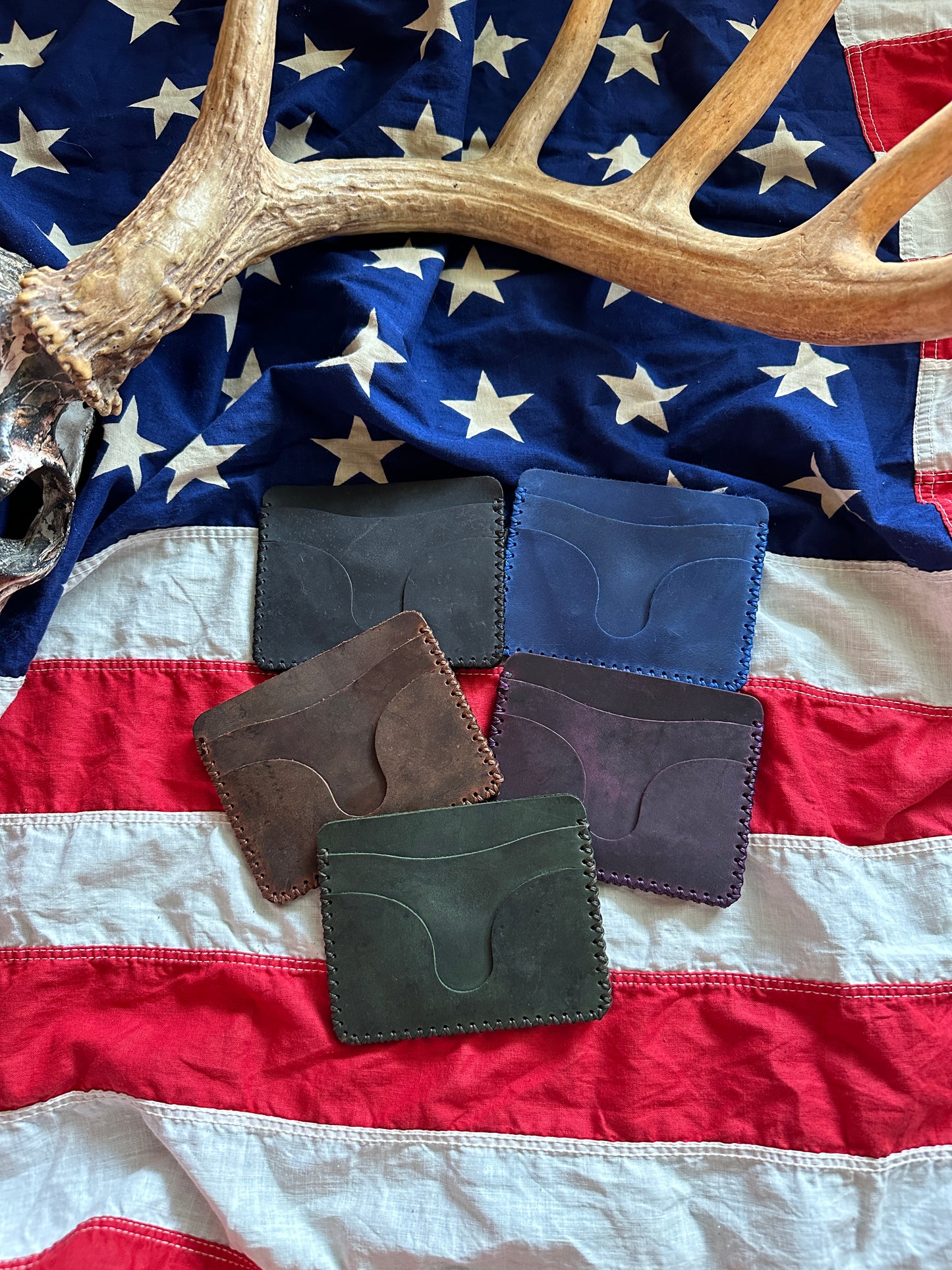 Hand Stitched Card Wallet