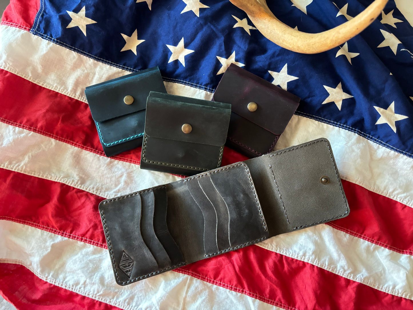 Tri-Fold Wallet with pouch